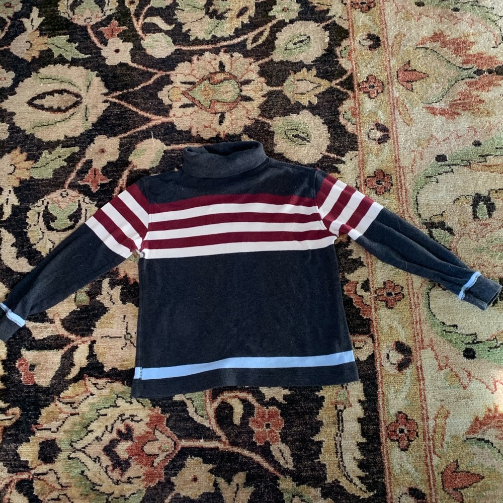 Long Sleeve Turtlneck with Stripes